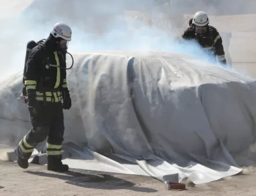 Brandbegrenzungsdecken für Feuerwehren