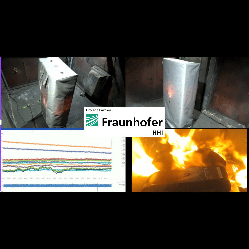 Geprüfte Sicherheit: Akku-Safe Regal L besteht Brandtest beim Fraunhofer Institut