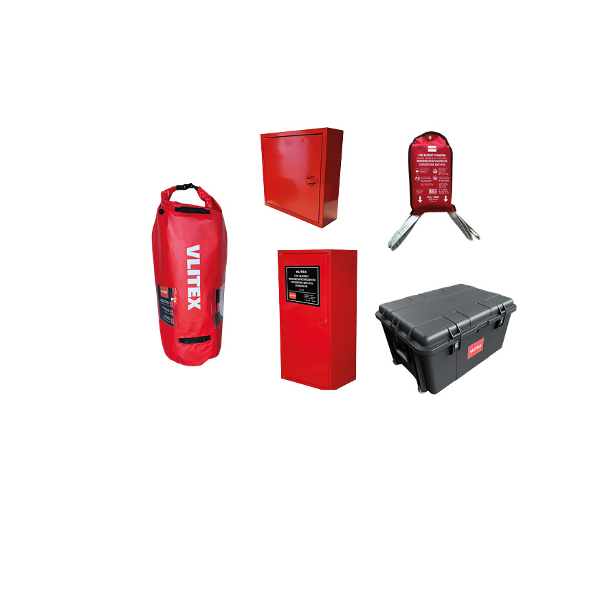 Accessories for fire protection blankets