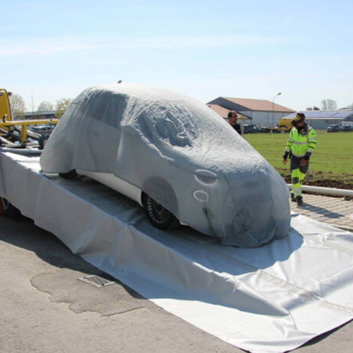 Vlitex fleece to protect against damage to the paint for the Car Service Set bright